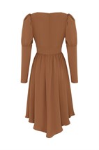 Vesta midi brown dress - photo 20570