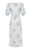 Narciss midi gzhel dress - photo 20704