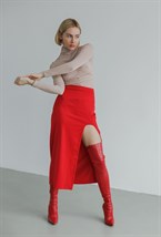 OLHA RED midi skirt - photo 20756