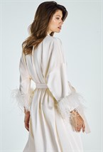 Kimono with feathers - photo 23779