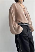 Blouse coffee whispers - photo 26544