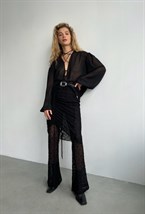 Blouse black fantom - photo 26546