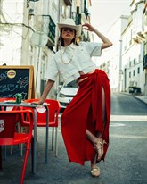 Skirt RED SODADE - photo 31004