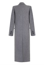 Grey Straight Coat - photo 31748