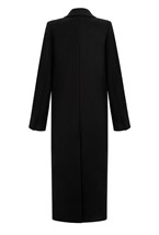Black straight coat - photo 31757