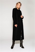 Black straight coat - photo 31761