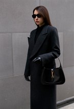 Graphite gray straight coat - photo 31801