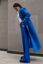 Women's blue coat - photo 31815