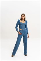 MARINA denim corset - photo 31897