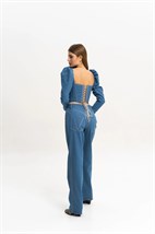 MARINA denim corset - photo 31898