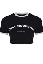 T-shirt ROCKSTAR T CROP - photo 33717