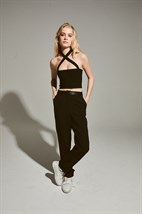 Pants with leather belt - photo 36118