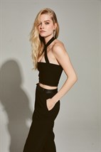 viscose top with ties - photo 36150