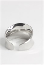 Wide sterling silver ring - photo 39526