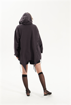 Hoodie with garters - photo 50319