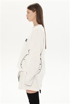 Sweatshirt with garters - photo 50322