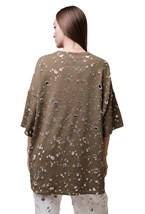 Three-dimensional hole punch T-shirt - photo 50395