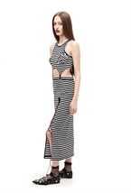 Ribbed cut-out skirt - photo 50531