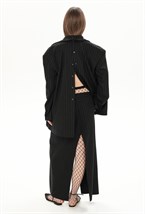 Slashed pantskirt - photo 50534