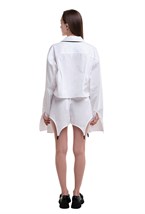 White boxer shorts with garters - photo 50553