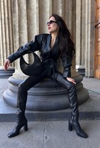 Leather trousers - photo 50686