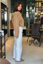 Suede aviator bomber jacket - photo 50715