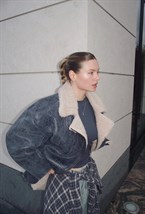 Sheepskin coat-leather jacket - photo 50815