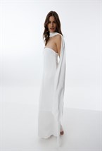 Silk Dress Aegean Goddess Pearl - photo 51377