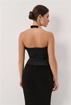 Black Pleated Corset - photo 55122