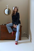 Single-breasted jacket with bulky pockets - photo 55150