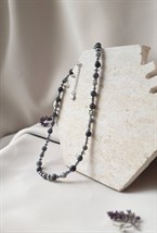 Gray Minimalism Necklace - photo 55407