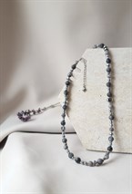 Gray Minimalism Necklace - photo 55410