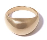 Gold-plated ring (convex) - photo 5552