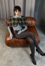 Peggy Plaid cape - photo 55530