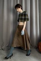 Candy brown skirt - photo 55539