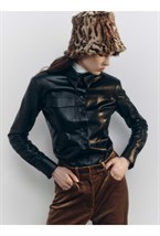 Leather shirt - photo 56047