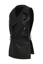 Leather vest - photo 56050