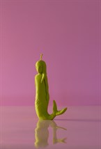 Beeswax candle "Amushka" - photo 56361