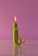 Beeswax candle "Amushka" - photo 56375