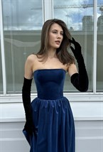 BLUE VELVET dress - photo 57559