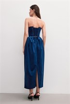 BLUE VELVET dress - photo 57562