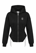 Hoodie with eyelets - photo 57902