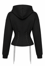 Hoodie with eyelets - photo 57903