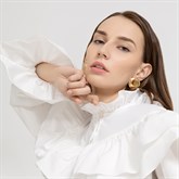 White Charlotte blouse - photo 6209