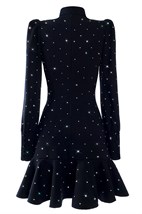 Mini dress decorated with mirrors - photo 6662