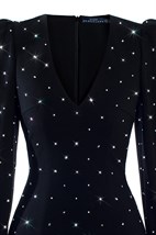 Mini dress with closed back and mirrors - photo 6667