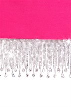 Strapless Mini Dress with Fringe - photo 6683