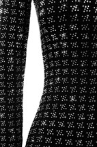 Maxi golfer dress with houndstooth print - photo 6815