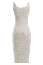 Midi strappy honeycomb dress - photo 6933