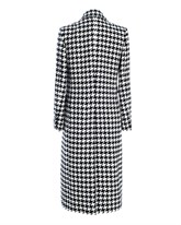 Double-breasted coat with crystals - photo 6947